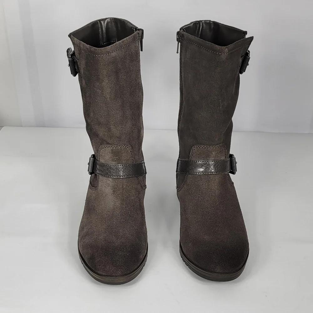 Naturalizer Suede Genna Boots #546 Size 7.5M